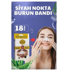 Siyah Nokta Temizleyici Burun Bandı – Derinlemesine Gözenek Arındırıcı  18 li PAKET