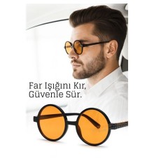 Parlama Önleyici Gece Sürüş Görüş Gözlüğü Sis Far Işık Önleyici Anti-Fog Gözlük