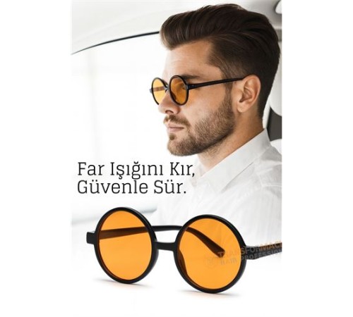 Parlama Önleyici Gece Sürüş Görüş Gözlüğü Sis Far Işık Önleyici Anti-Fog Gözlük