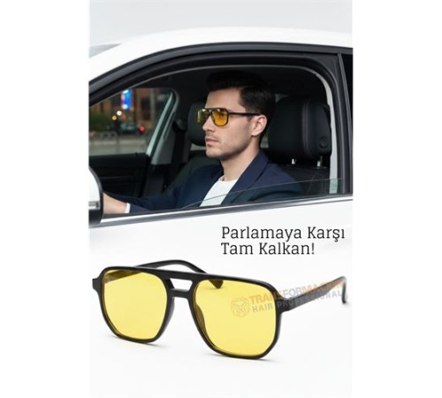 Gece Sürüş Görüş Parlama Önleyici  Gece Gözlüğü Sis Far Işık Önleyici Anti-Fog Gözlük