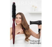 Profesyonel Kuaför 25 mm Ceramic Ionic Nano Fön Fırçası – 26 cm Uzunluk, Profesyonel Kuaför Serisi