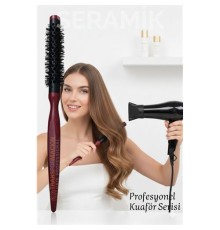 Profesyonel Kuaför 25 mm Ceramic Ionic Nano Fön Fırçası – 26 cm Uzunluk, Profesyonel Kuaför Serisi