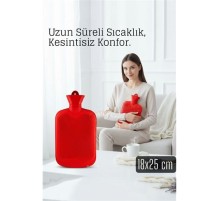 Kauçuk Sıcak Su Torbası –18x25 cm Termofor | Termal Torba