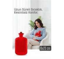 Kauçuk Sıcak Su Torbası –16x20 cm Termofor | Termal Torba