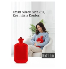 Kauçuk Sıcak Su Torbası –16x20 cm Termofor | Termal Torba