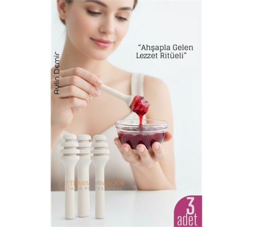 3’lü Ahşap Mini Kaşık Seti – 6.5 cm Reçel, Bal ve Sos Servisi İçin Doğal Sunum Kaşıkları