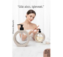 Sıvı Sabunluk – Bej Renk, 350 ml,  Modern Tasarım