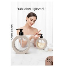 Sıvı Sabunluk – Bej Renk, 350 ml,  Modern Tasarım