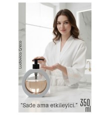 Sıvı Sabunluk – Kırık Beyaz Renk, 350 ml,  Modern Tasarım