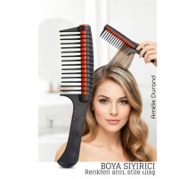 Profesyonel Saç Boyama Tarağı – Renk Ayırıcı & Boya Sıyırıcı Kuaför Tarağı