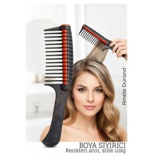 Profesyonel Saç Boyama Tarağı – Renk Ayırıcı & Boya Sıyırıcı Kuaför Tarağı