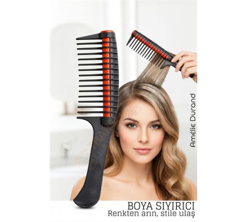 Profesyonel Saç Boyama Tarağı – Renk Ayırıcı & Boya Sıyırıcı Kuaför Tarağı