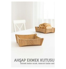 Ahşap Ekmek Kutusu - Doğal, Şık ve Fonksiyonel