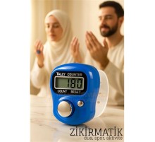 Zikirmatik Dijital Parmak Sayacı Sıfırlanabilir 5 Haneli LCD Ekran