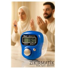 Zikirmatik Dijital Parmak Sayacı Sıfırlanabilir 5 Haneli LCD Ekran