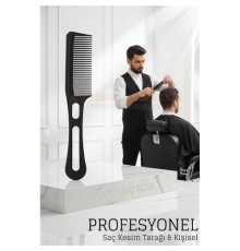 Kuaför Saç Kesim Tarağı - Profesyonel   Tasarım Berber Kesim Tarağı