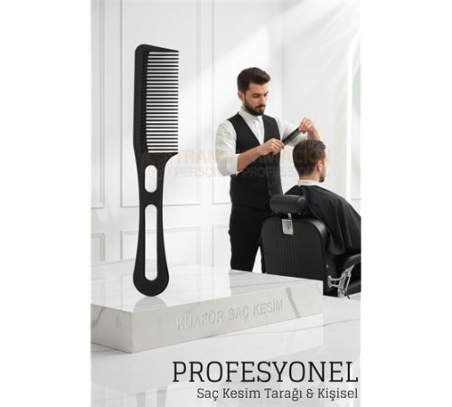 Kuaför Saç Kesim Tarağı - Profesyonel   Tasarım Berber Kesim Tarağı