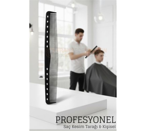 Kuaför Saç Kesim Tarağı - Profesyonel Üçgen Tasarım Berber Kesim Tarağı