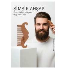 Ahşap Sakal ve Bıyık Tarağı – Antistatik Şimşir Tarak