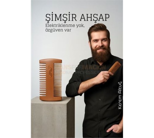 Ahşap Sakal ve Bıyık Tarağı – Antistatik Şimşir Tarak