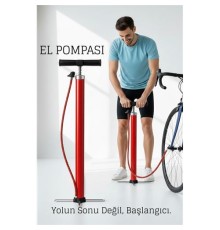 El Pompası Bisiklet Scooter Motosiklet Lastik Şişirici Profesyonel Şişirme