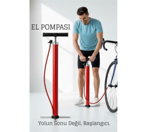 El Pompası Bisiklet Scooter Motosiklet Lastik Şişirici Profesyonel Şişirme