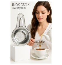 Inox Çelik Çay Süzgeci - Profesyoneller İçin Paslanmaz Çelik