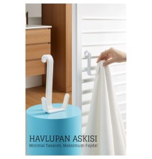 Havlupan Askısı - Pratik Radyatör Üstü Askı Çift Kancalı Tasarım