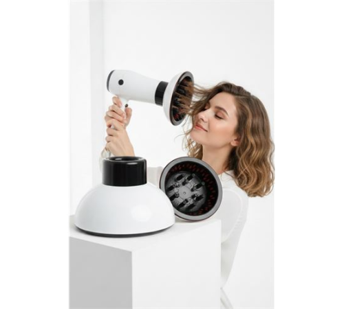 Fön Için Difüzör Vigo Başlık - Saç Kurutma Başlığı Profesyonel BEYAZ