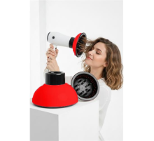 Fön Için Difüzör Vigo Başlık - Saç Kurutma Başlığı Profesyonel KIRMIZI