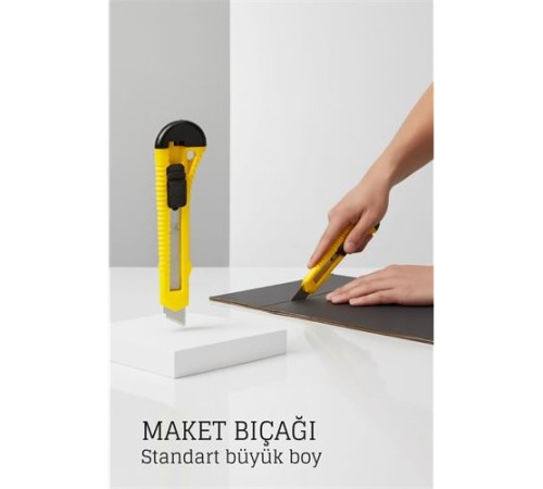 Ergonomik Maket Bıçağı - Büyük Boy Maket Bıçağı