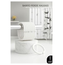 Banyo Perde Halkası   Dayanıklı, Kolay Takılan, Şık Tasarım