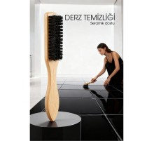 Ahşap Saplı Derz Temizleme Fırçası – Hassas Seramikler İçin Bristol Kıllı Fırça