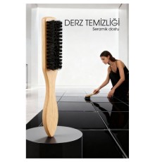 Ahşap Saplı Derz Temizleme Fırçası – Hassas Seramikler İçin Bristol Kıllı Fırça