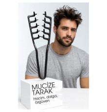 Mucizevi Tarak - Hacim, Dalga Tarağı Dağının Saç Uygulama Tarağı