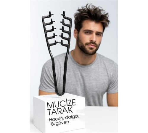 Mucizevi Tarak - Hacim, Dalga Tarağı Dağının Saç Uygulama Tarağı