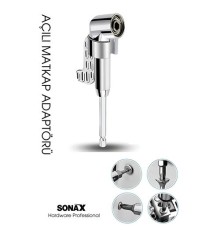 105° Açılı Matkap Adaptörü Seti – 1/4” Hex Şaftlı