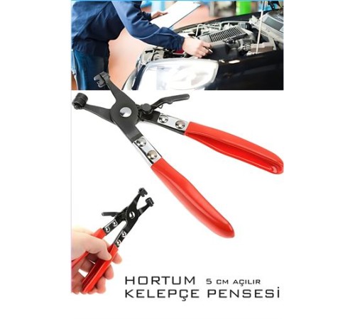 Hortum Kelepçe Pensesi Profesyonel Yaylı Hortum Kelepçe Sıkma Pensesi
