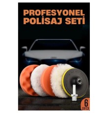 Oto Pasta Cila Polisaj Seti 115 mm Taban 6 Parça