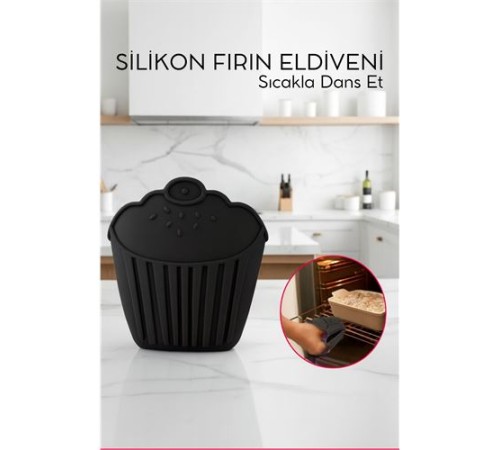 Isıya Dayanıklı Silikon Fırın Eldiveni – Profesyonel Mutfak Koruması