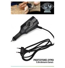 Elektrikli Gravür Kalemi – Metal, Cam, Ahşap İçin Profesyonel Oyma Aleti