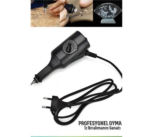 Elektrikli Gravür Kalemi – Metal, Cam, Ahşap İçin Profesyonel Oyma Aleti