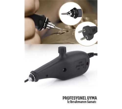 Elektrikli Gravür Kalemi – Metal, Cam, Ahşap İçin Profesyonel Oyma Aleti
