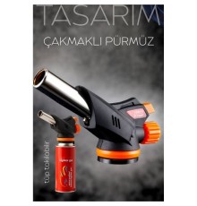 Çakmaklı Pürmüz Başlığı - Çakmak Gazı Bütan Gaz Uyumlu