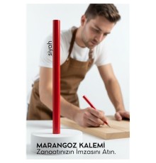 SİYAH Marangoz Kalemi - Ahşap İşleme Kalemi - Ahşap İşleme İşaretleme Araçları
