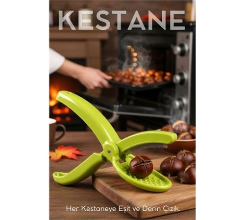 Kestane Çizici -  Zeytin Çizici -  Ergonomik, Pratik ve Hijyenik Mutfak Yardımcısı