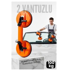 Profesyonel 100 KG Kilitli Vantuzlu Ağır Cam Seramik Fayans Mermer Kaldırıcı 115 mm