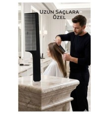 Profesyonel Antistatik Uzun Saç Kesim Tarağı – Isıya Dayanıklı ve Ergonomik 23 cm