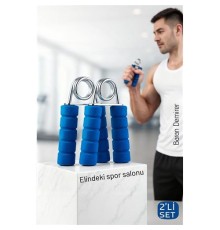 Profesyonel Çelik Yaylı El ve Bilek Egzersiz Aleti - 2'li El Yayı Kondisyon Seti