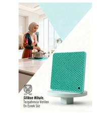 Derin Su  Serisi - Isıya Dayanıklı Bal Peteği Kaymaz Silikon Kare Nihale